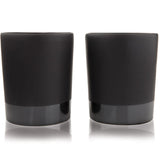 Black Stoneware Tumbler Set