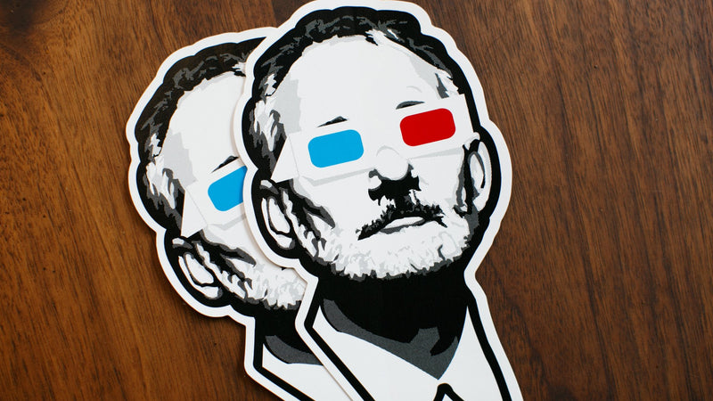 Bill Fucking Murray 3D Sticker