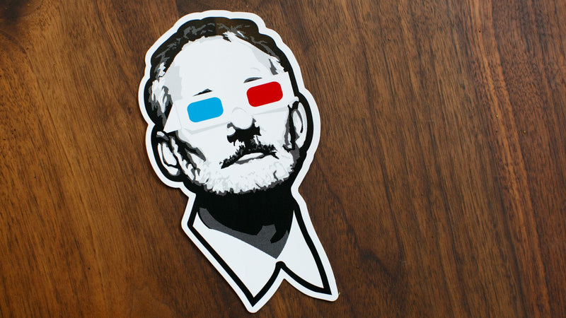 Bill Fucking Murray 3D Sticker