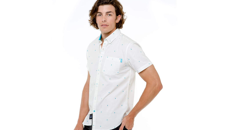 Bolt Short Sleeve Button Up