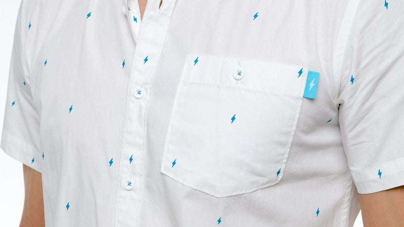 Bolt Short Sleeve Button Up