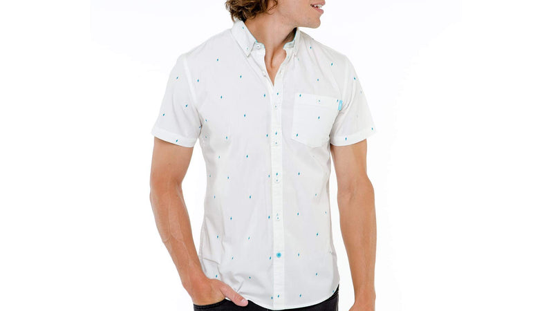 Bolt Short Sleeve Button Up