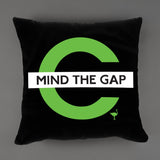 Mind the Gap Throw Pillow