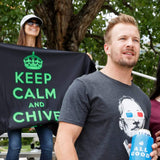 Keep Calm and Chive On Black Flag