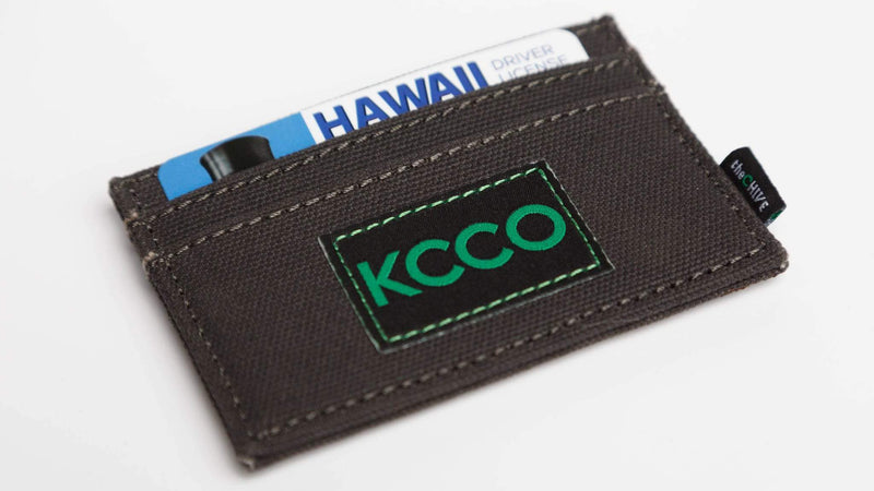 KCCO Canvas Card Wallet