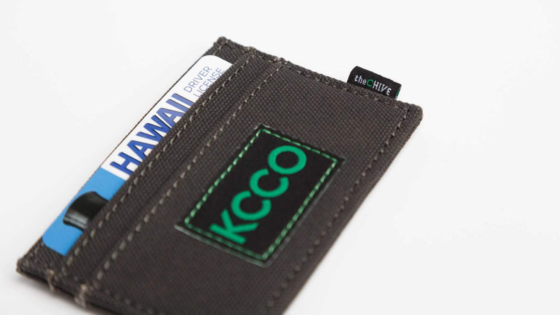 KCCO Canvas Card Wallet