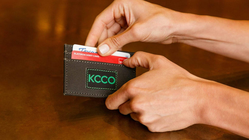 KCCO Canvas Card Wallet