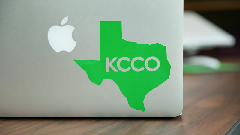 KCCO Texas State Decal