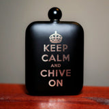 Keep Calm Black Flask