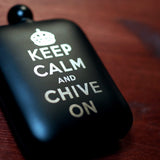 Keep Calm Black Flask