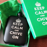 Keep Calm Black Flask