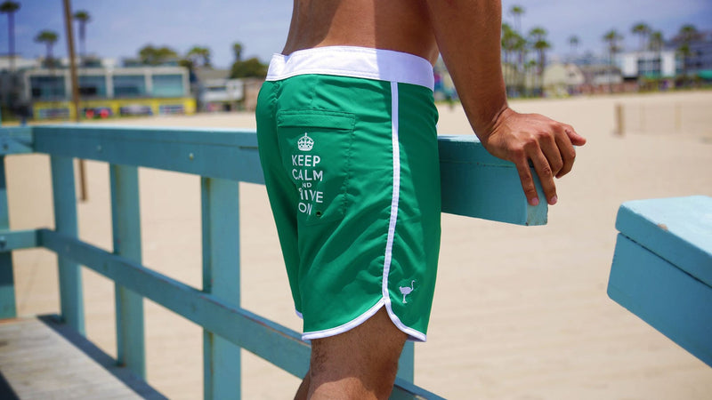 9'' Keep Calm and Chive On Boardshorts