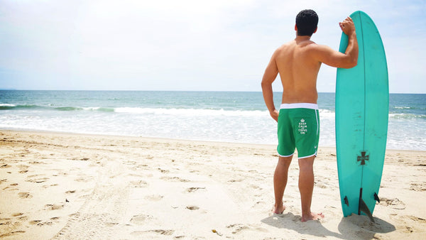 9'' Keep Calm and Chive On Boardshorts