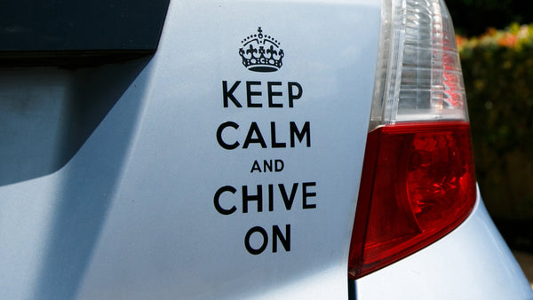 Keep Calm Black Vinyl Decal