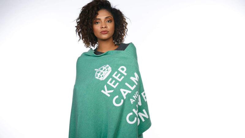 Keep Calm and Chive On Blanket