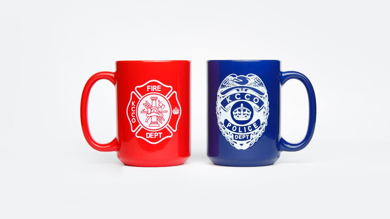 Keep Calm and Chive On Firefighter Coffee Mug