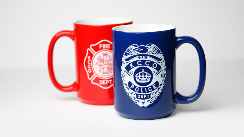 Keep Calm and Chive On Firefighter Coffee Mug