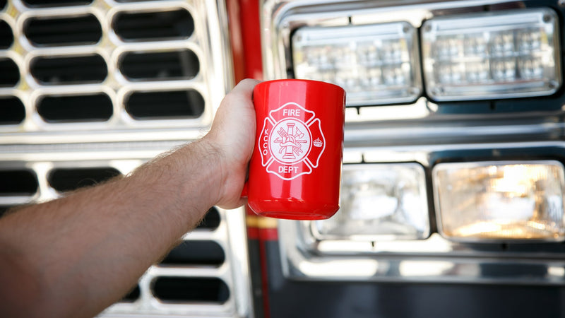 Keep Calm and Chive On Firefighter Coffee Mug