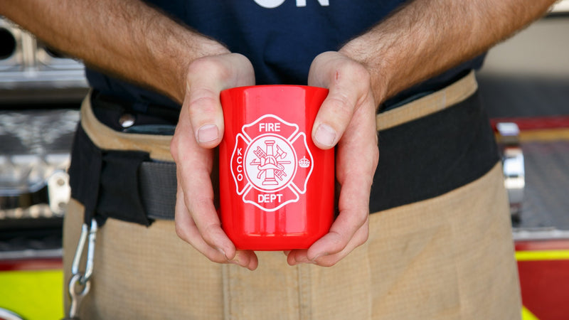 Keep Calm and Chive On Firefighter Coffee Mug