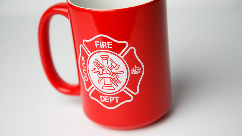 Keep Calm and Chive On Firefighter Coffee Mug