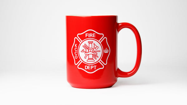 Keep Calm and Chive On Firefighter Coffee Mug