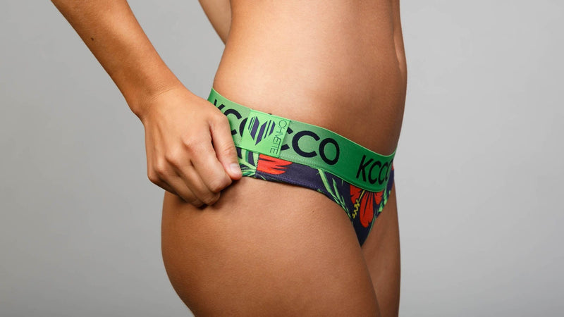 KCCO Floral Thong