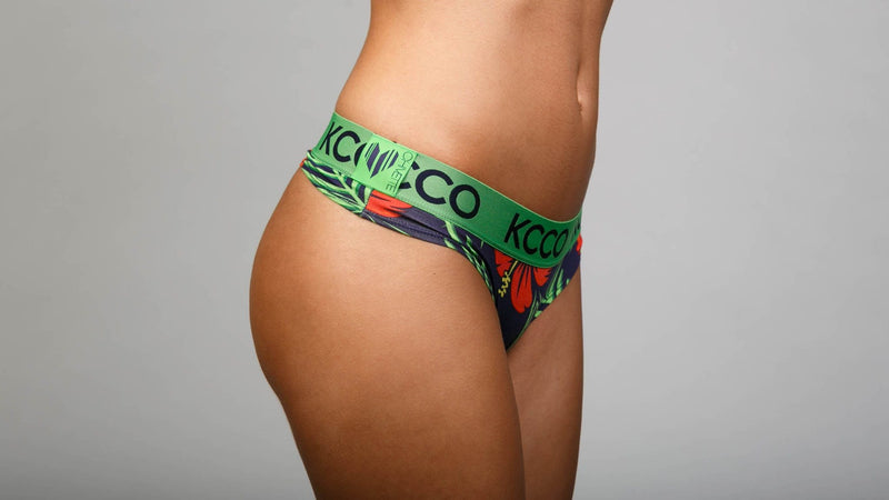 KCCO Floral Thong