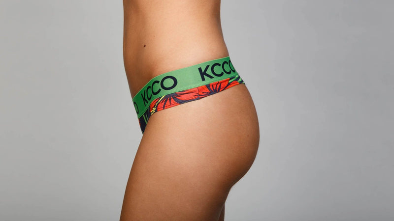 KCCO Floral Thong