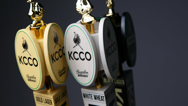 KCCO Beer Tap Handles