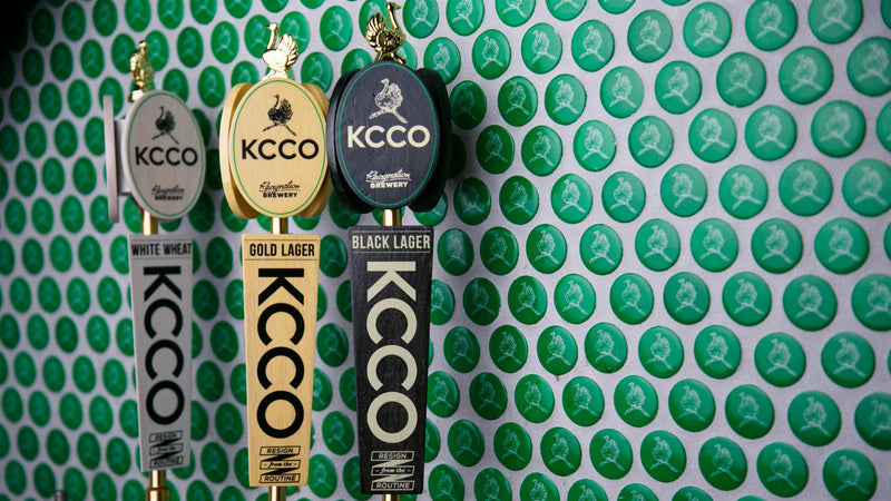 KCCO Beer Tap Handles