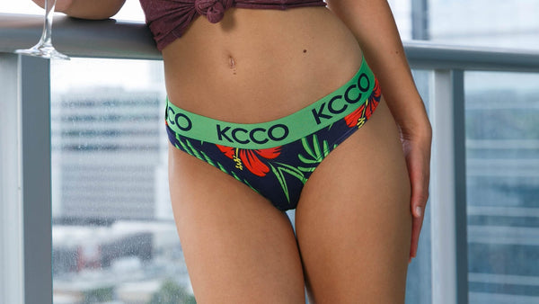 KCCO Floral Thong