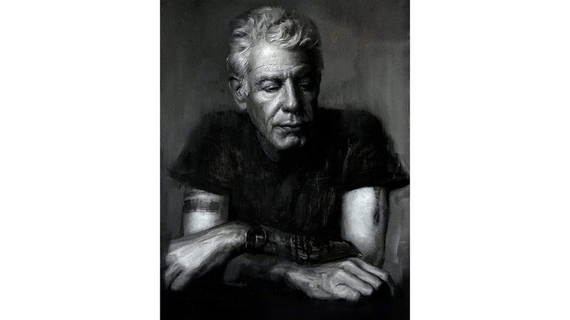 Bourdain Art Print