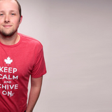 Canadian Keep Calm and Chive On Tee