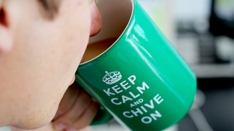 Keep Calm and Chive On Mug