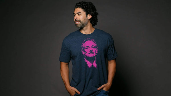 Bill F*cking Murray Pink & Navy Tee