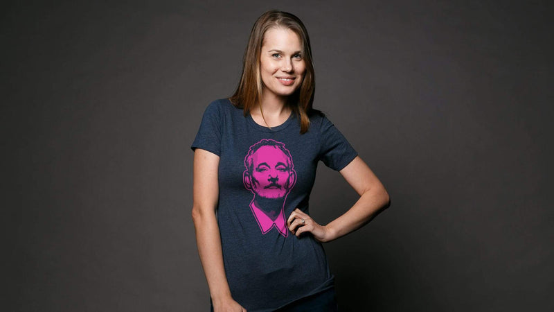 Bill F*cking Murray Pink & Navy Tee